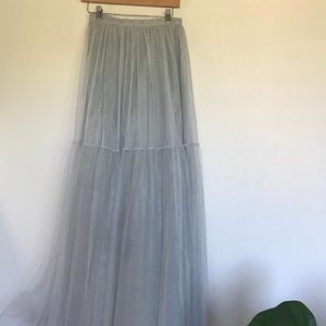 BHLDN Jenny Yoo Light Blue Bridesmaids Skirt